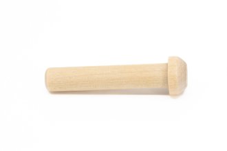 Wood Axle Peg - Fits Wheels with a 3/8" Hole