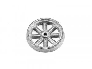 1" x 1/8" Metal Spoked Toy Wheel