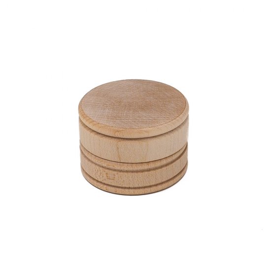 (image for) 1-5/8" Mini Wood Trinket Box With Cover