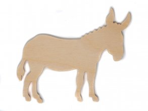 Donkey Cutout - Hand Cut Plywood