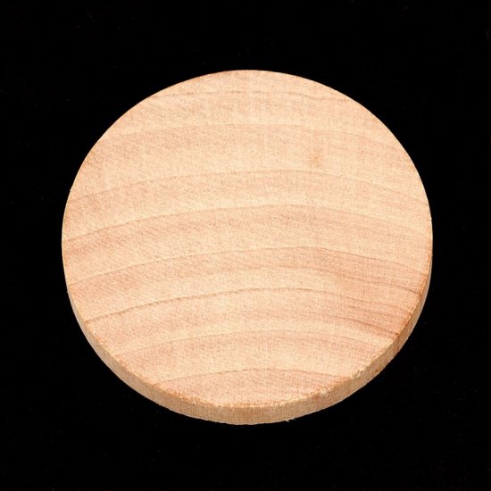 Wood Disc - 2" Diameter x 1/4" Thick - Click Image to Close