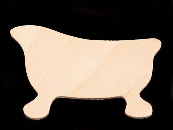 Bath Tub Cutout - Great for whimsical craft projects!