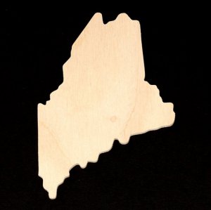 (image for) Maine Cutout - Hand Cut Plywood