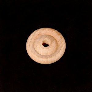 1" x 1/4" Wood Toy Wheel