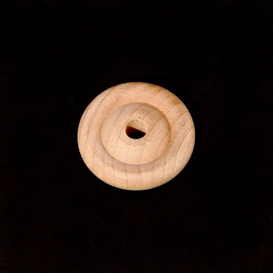 1" x 1/4" Wood Toy Wheel
