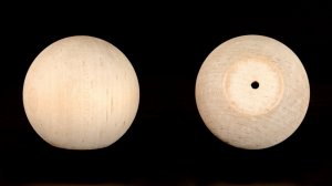 2-1/2" Wood Ball Knob