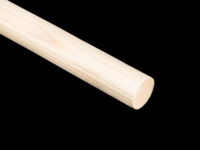 1-1/2" Diameter x 36" Long - Ash Wood Dowel (5 piece minimum)