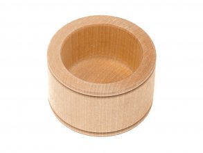 Second Quality - Wood Cup (may be used for votive candles)