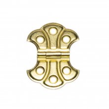 Decorative Hinge - Brass Plated Steel