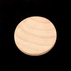 (image for) Wood Disc - 1-1/4" Diameter x 1/8" Thick