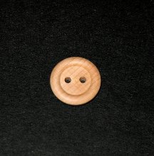 5/8" Diameter Wood Clothes Button