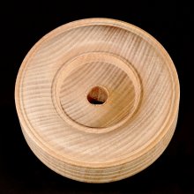 3" x 1" Wood Toy Wheel with Treads