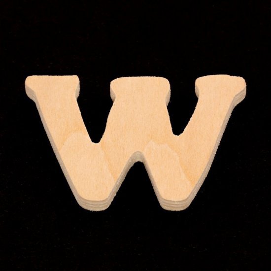(image for) "W" Letter - 1-1/2" Tall x 3/16" Thick