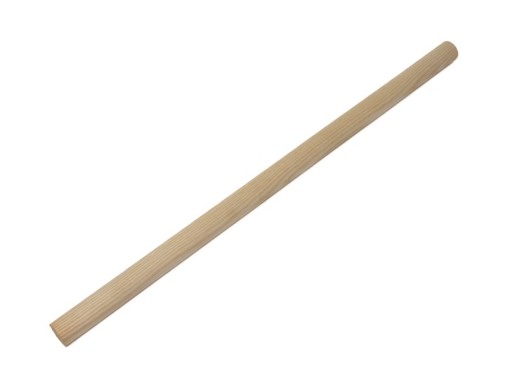 Short Ash Wood Dowel Rod - 16-1/2" Long x 3/4" Diameter