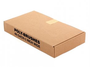 Case of 48 1" JEN™ Poly Foam Brushes