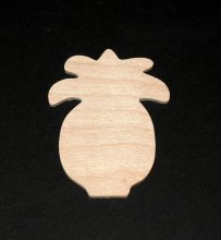 Pineapple Cutout - Handcut Plywood