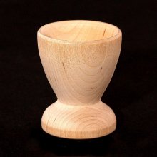 Wood Egg Cup - 2-1/4" Tall x 1-3/4" Diameter