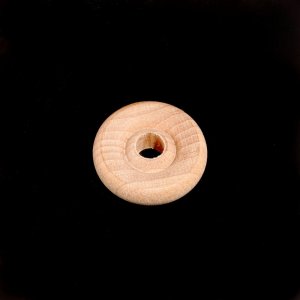 (image for) 3/4'' x 3/16'' Wood Faced Wheel with a 3/16" hole