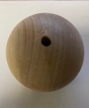 2-1/2'' Round Bead with 1/4'' Hole through