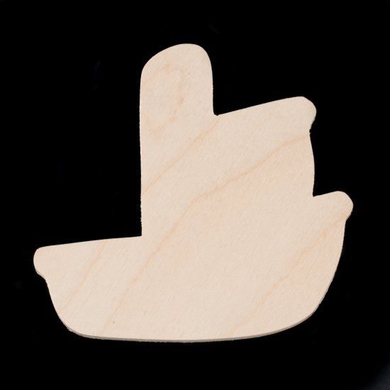 (image for) Tugboat Cutout - Hand Cut Plywood