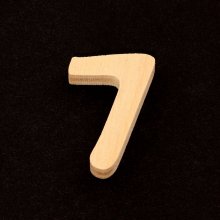 "7" Number - 1-1/2" Tall x 3/16" Thick
