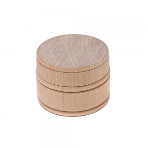 (image for) 2-1/4" Medium Wood Trinket Box With Cover
