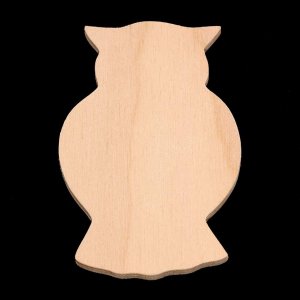 (image for) Bird Cutout - Owl - Hand Cut Plywood