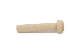Wood Axle Peg - Fits Wheels with a 1/4" Hole