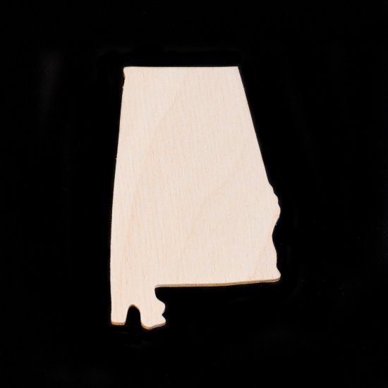 (image for) Alabama Cutout - Hand Cut Plywood (Special Order)