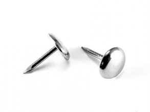 Chromed Head Nail - To fit Magnet Dot w/Hole (#5053E)