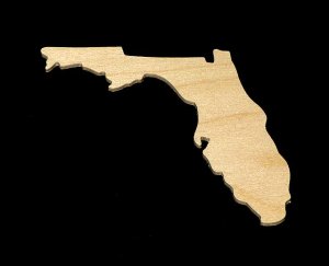 (image for) Florida Cutout - Hand Cut Plywood (Special Order)