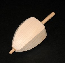 4'' Hand Carved Pine Lobster Buoy (w/hole for string)