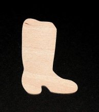 Cowboy Boot Cutout - Hand cut Plywood