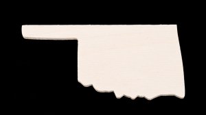 (image for) Oklahoma Cutout - Hand Cut Plywood (Special Order)