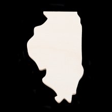 Illinois Cutout - Hand Cut Plywood (Special Order)