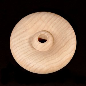 (image for) 2-1/2" x 5/8" Wood Toy Faced Wheel