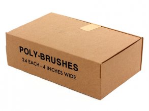 Case of 24 4" JEN™ Poly Foam Brushes