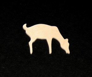 Deer Cutout - Doe Deer - Hand Cut Plywood