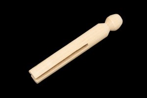 (image for) Wood Doll Pin - 3-3/4" Long