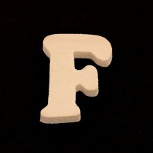 "F" Letter - 1-1/2" Tall x 3/16" Thick