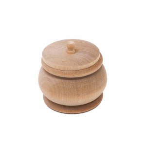 (image for) Wood Pumpkin Box With Cover