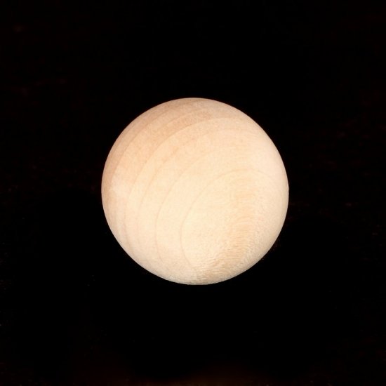 1" Wood Ball - Click Image to Close