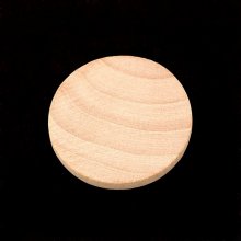 Wood Disc - 1-1/4" Diameter x 1/8" Thick