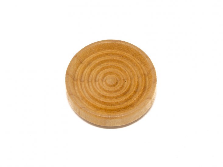 Clear Varnished Wood Stacking Checker With Rings [#97AC] - $0.2000 ...