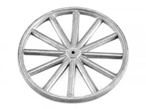 (image for) 4" x 3/16" Metal Spoked Toy Wheel