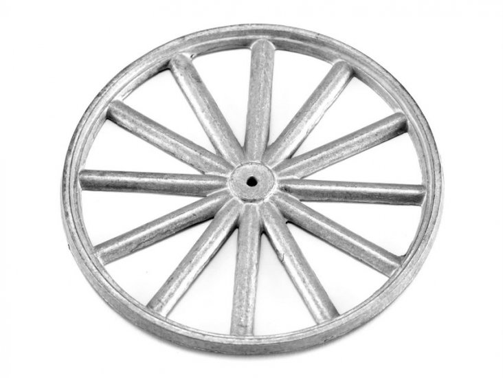 (image for) 4" x 3/16" Metal Spoked Toy Wheel