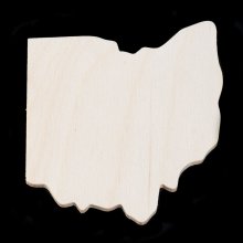 Ohio Cutout - Hand Cut Plywood (Special Order)
