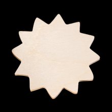 Sunflower Wood Cutout - Hand Cut Plywood