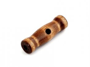3" Long x 15/16" Diameter Dark Varnish Finish Wood Handle 2nds