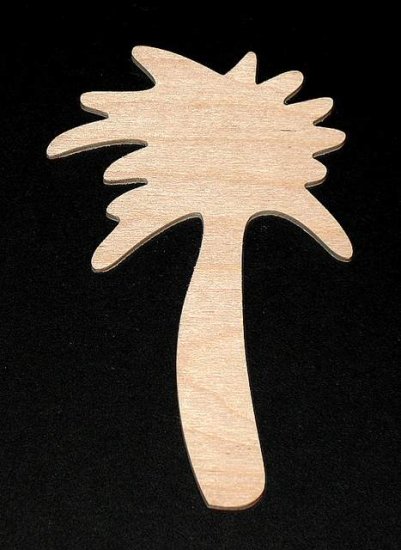 Palm Tree Cutout - Handcut Plywood